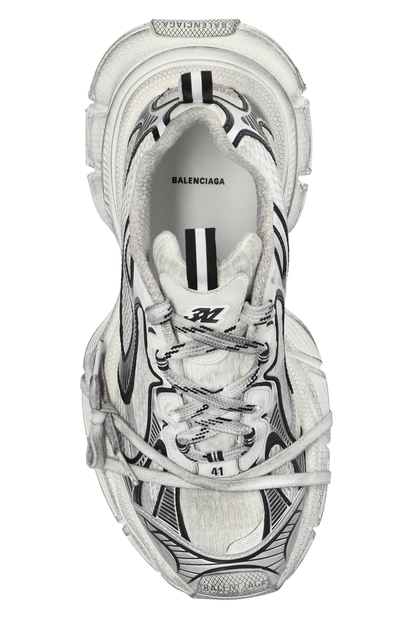 White '3XL' sneakers Balenciaga - Vitkac GB